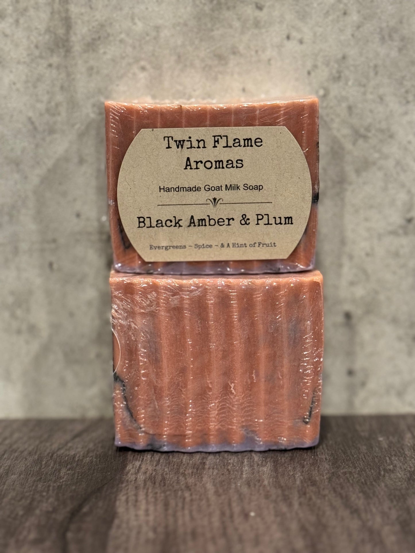Black Amber & Plum Goat Milk Soap 4.13oz